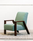 Mogambo armchair in augustus sea-glass