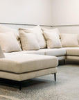 Monterey 3 piece modular sofa in copeland pumice