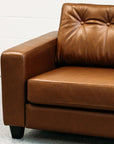 Coco leather sofa in settler cloak