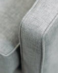 Partridge armchair in chambray mist