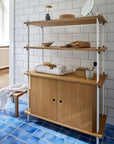 Moebe Shelving System - Cabinet Oak