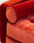Chanel sofa in theadora rouge
