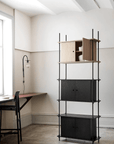 Moebe Shelving System - Cabinet Oak