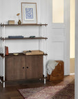 Moebe Shelving System - Cabinet - Walnut