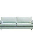 Chanel sofa in plush seafoam