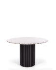 Terrazzo Round Table Black - 1200mm