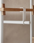 Moebe Shelving System - Clothes Bar - White - Stacks Furniture Store