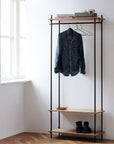moebe shelving system clothes bar black