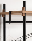 Moebe Shelving System Oak - Wardrobe B