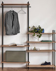 moebe shelving system clothes bar black