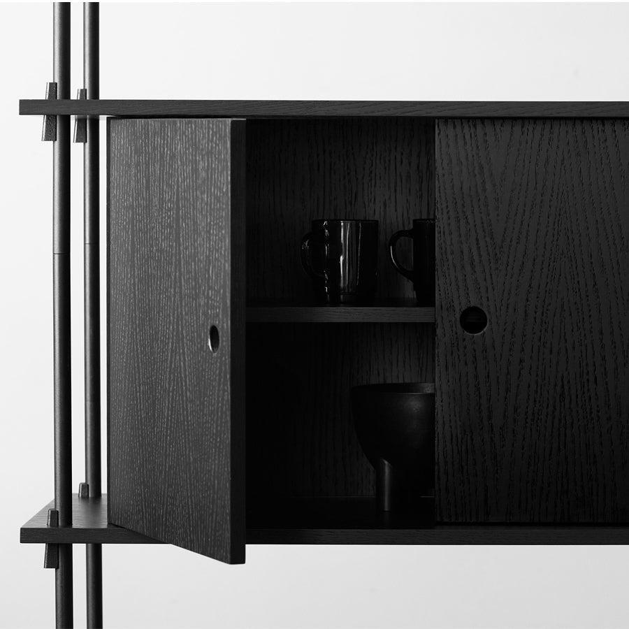 Moebe Shelving System - Cabinet Black