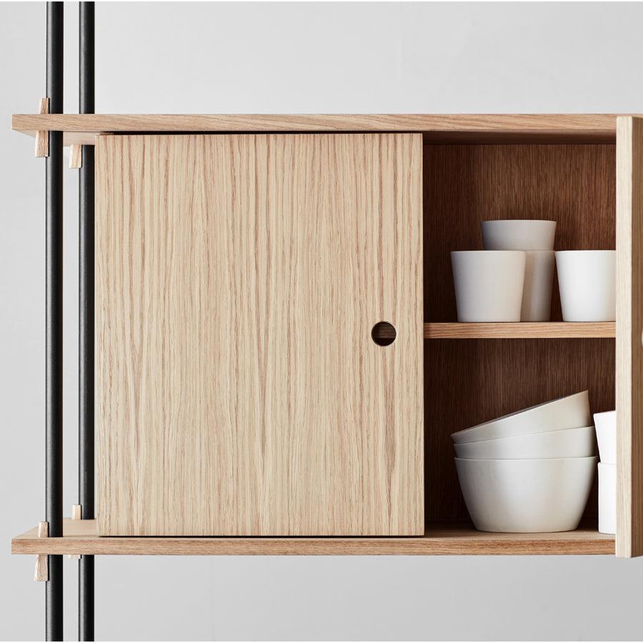 Moebe Shelving System - Cabinet Oak