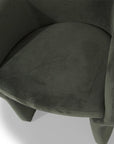 Odyssey armchair in forest green