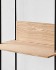 Moebe Shelving System - Desk Oak