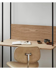 Moebe Shelving System - Desk Oak