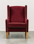 Partridge armchair in pushka orchid