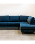 Voyager modular sofa - 2.5 seat & Corner Chaise - Copeland 'Ink'