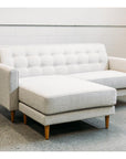 Ventura modular sofa with reversible chaise in corey salt