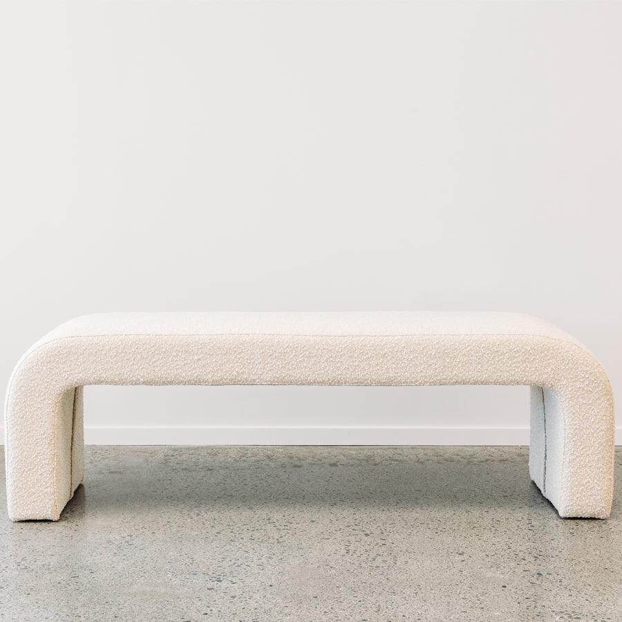 Daphins Bench - Cream Boucle