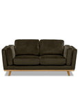 Aria 2 Seat Sofa - Cypress Cotton Velvet