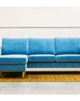 Tango modular sofa and reversible ottoman in orleans sky