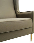 Partridge armchair in octavius olive
