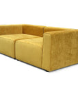 Vito 2 Piece Modular Sofa in magma dijon