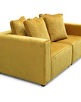 Vito 2 Piece Modular Sofa in magma dijon