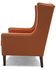 Partridge armchair in octavius marmalade
