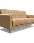Ventura leather 2.5 Seat Sofa - Coronet Camel