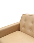 Ventura leather 2.5 Seat Sofa - Coronet Camel
