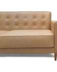 Ventura leather 2.5 Seat Sofa - Coronet Camel