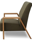 Mogambo armchair in octavius olive