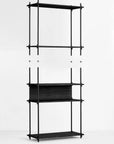 Moebe Shelving System - Leg Set Black