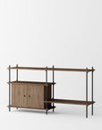 Moebe Shelving System - Cabinet - Walnut