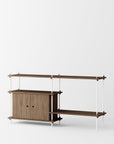 Moebe Shelving System - Cabinet - Walnut