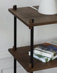 Moebe Shelving System - Medium Walnut - Stacks Furniture Store