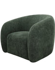 Max swivel armchair in green

