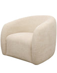 Max swivel armchair in natural
