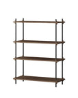 Moebe Shelving System - Medium Walnut - Stacks Furniture Store