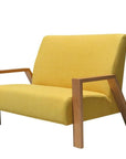 Mogambo sofa in chambray mustard