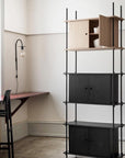 Moebe Shelving System - Cabinet Oak