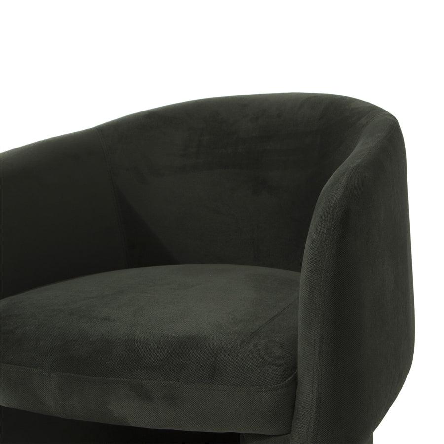 Odyssey armchair in forest green