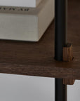 Moebe Shelving System - Low Walnut
