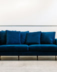 Tango extra deep sofa in plush indigo