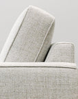 Chanel modular sofa with reversible chaise in corey salt