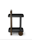 Bellwood Bar Cart - Black/Walnut