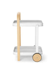 Bellwood Bar Cart - White/Natural