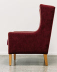 Partridge armchair in pushka orchid
