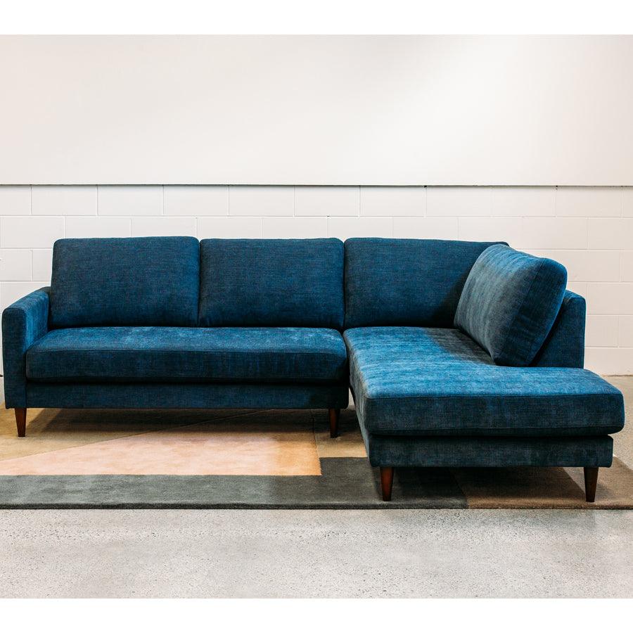 Voyager modular sofa - 2.5 seat & Corner Chaise - Copeland 'Ink'